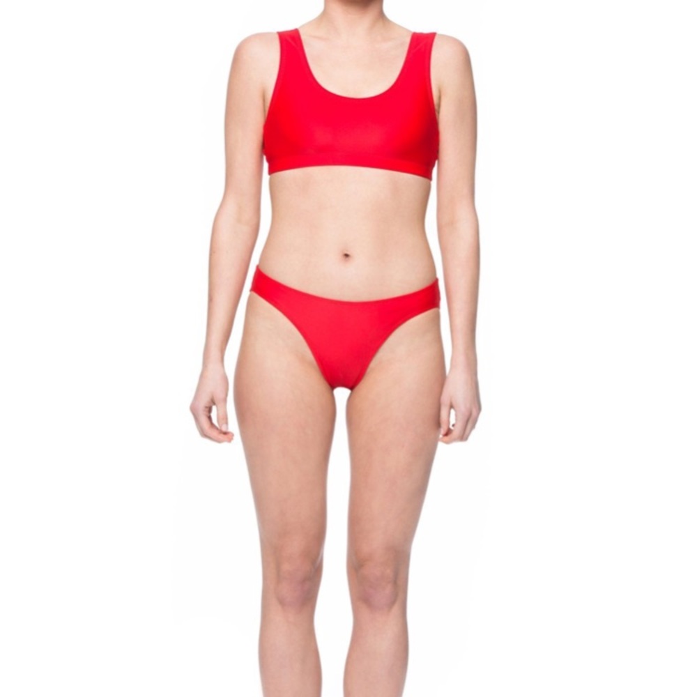 Baaby Australian Brand Flora Sporty Red Bikini 12